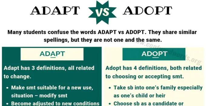 ADAPT vs ADOPT