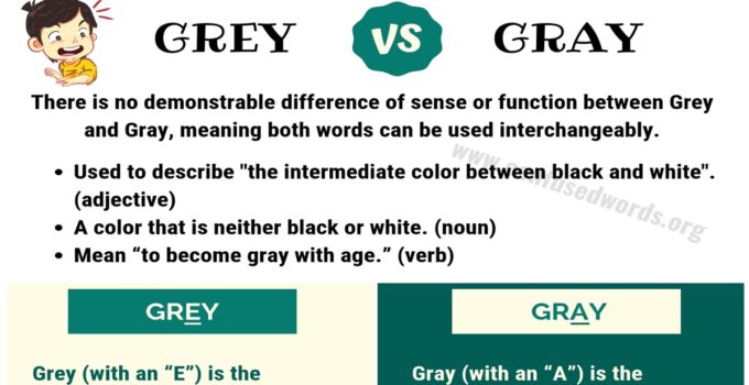 Grey or Gray