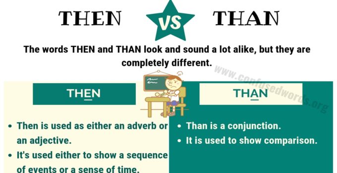 THEN vs THAN: How to Use Than vs Then Correctly