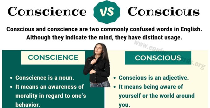 Conscience vs Conscious