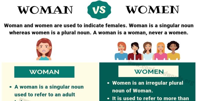 WOMAN vs WOMEN: How to Use Women vs Woman in Sentences?