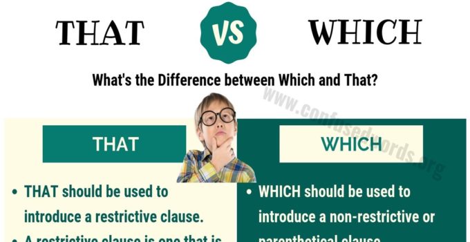 THAT vs WHICH: Difference between Which vs That (with Useful Examples)