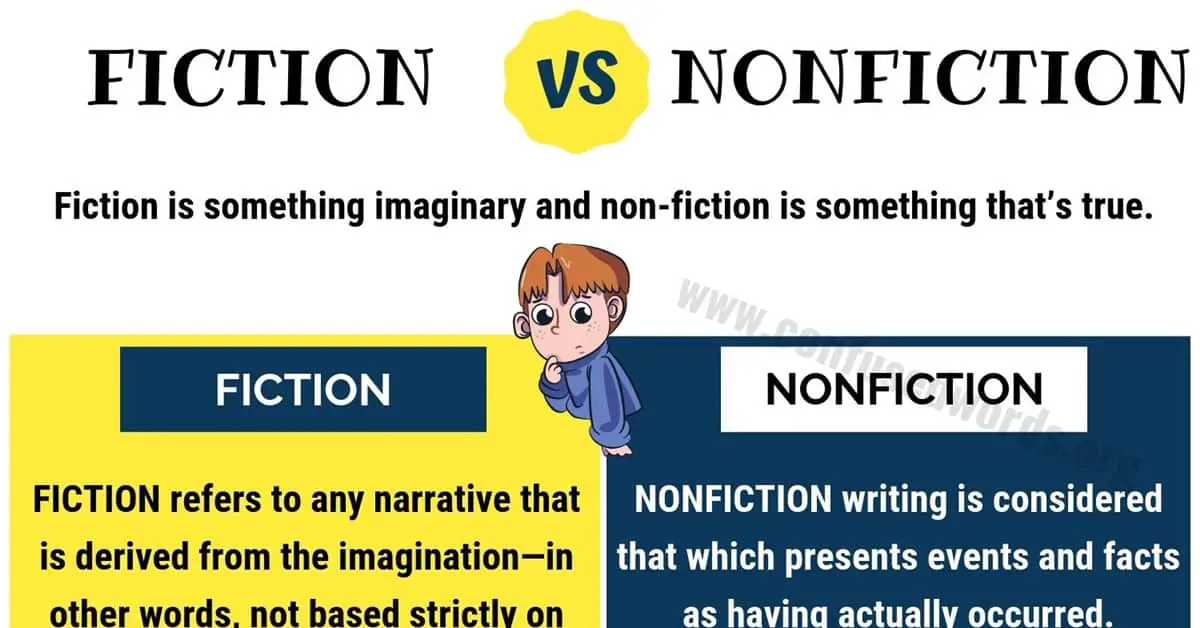 writing non fiction vs fiction