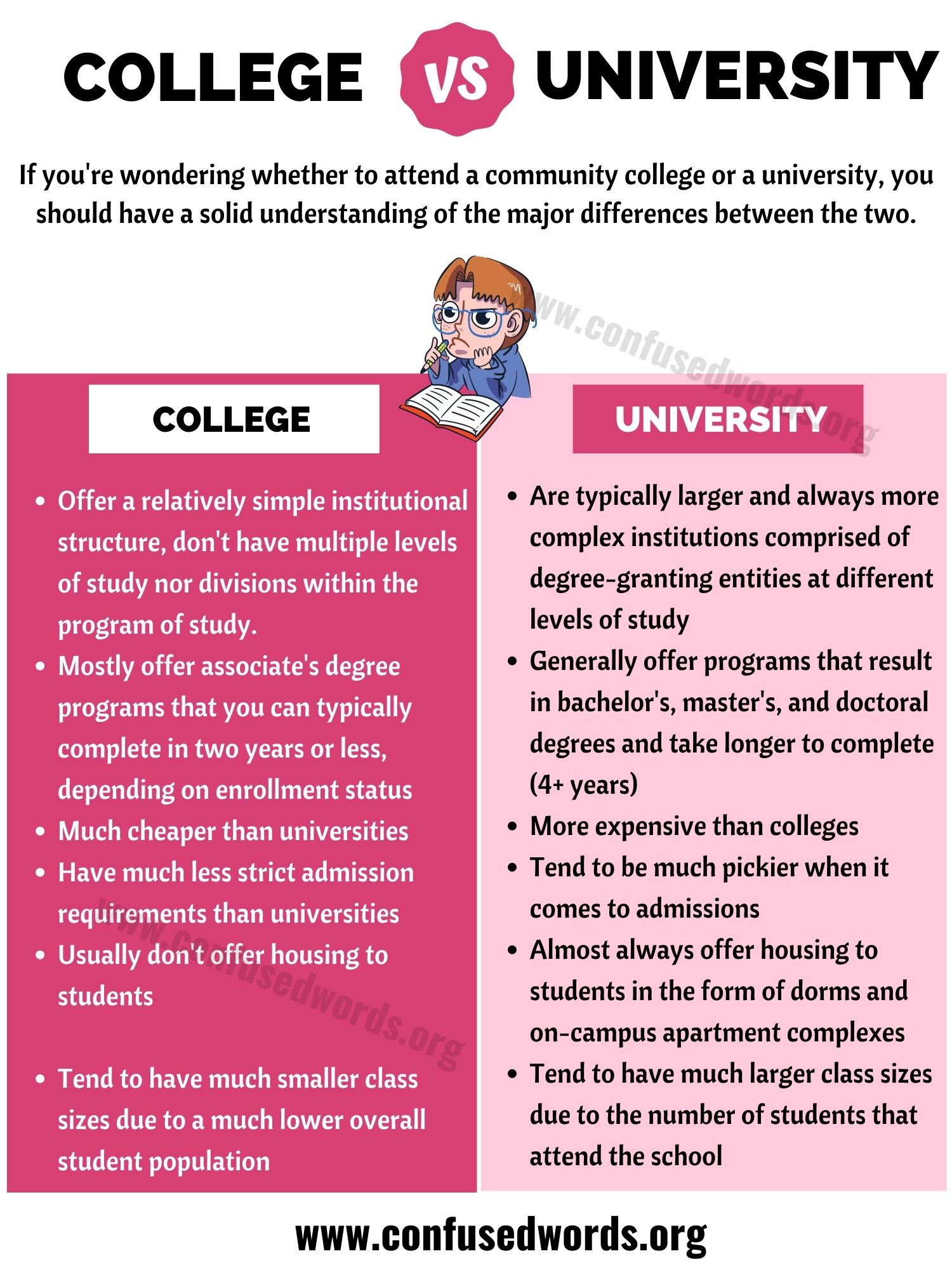 College vs university
