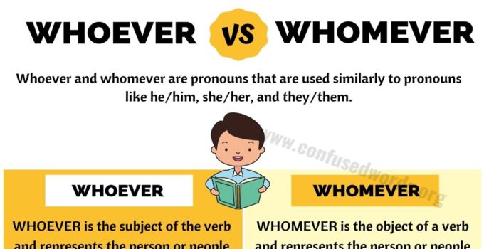Whoever vs Whomever: Useful Difference between Whomever vs Whoever