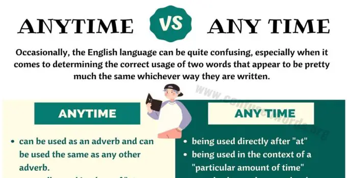 Anytime vs Any Time: What’s the Difference?